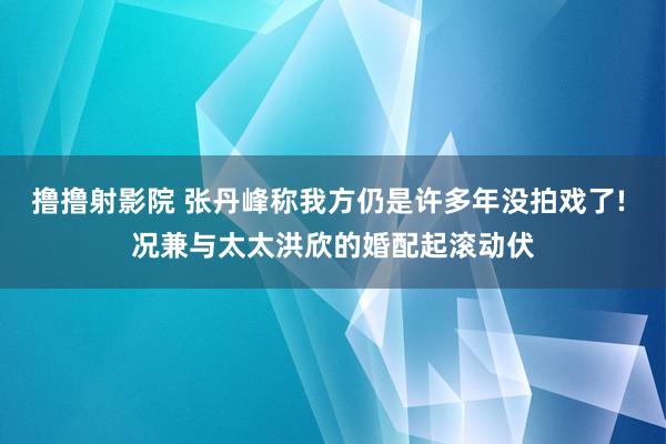 撸撸射影院 张丹峰称我方仍是许多年没拍戏了! 况兼与太太洪欣的婚配起滚动伏
