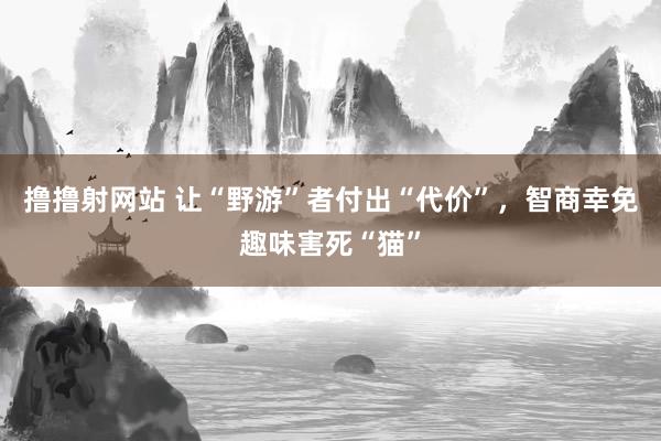 撸撸射网站 让“野游”者付出“代价”，智商幸免趣味害死“猫”